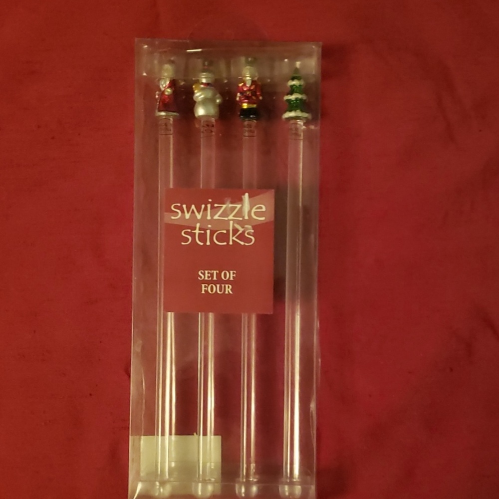 Christmas  swizzle sticks